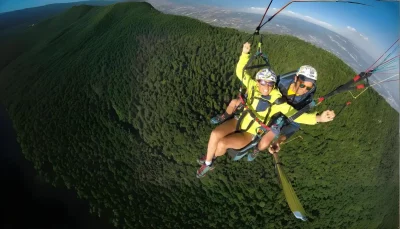 plein ciel baptême parapente aix les bains lac du bourget